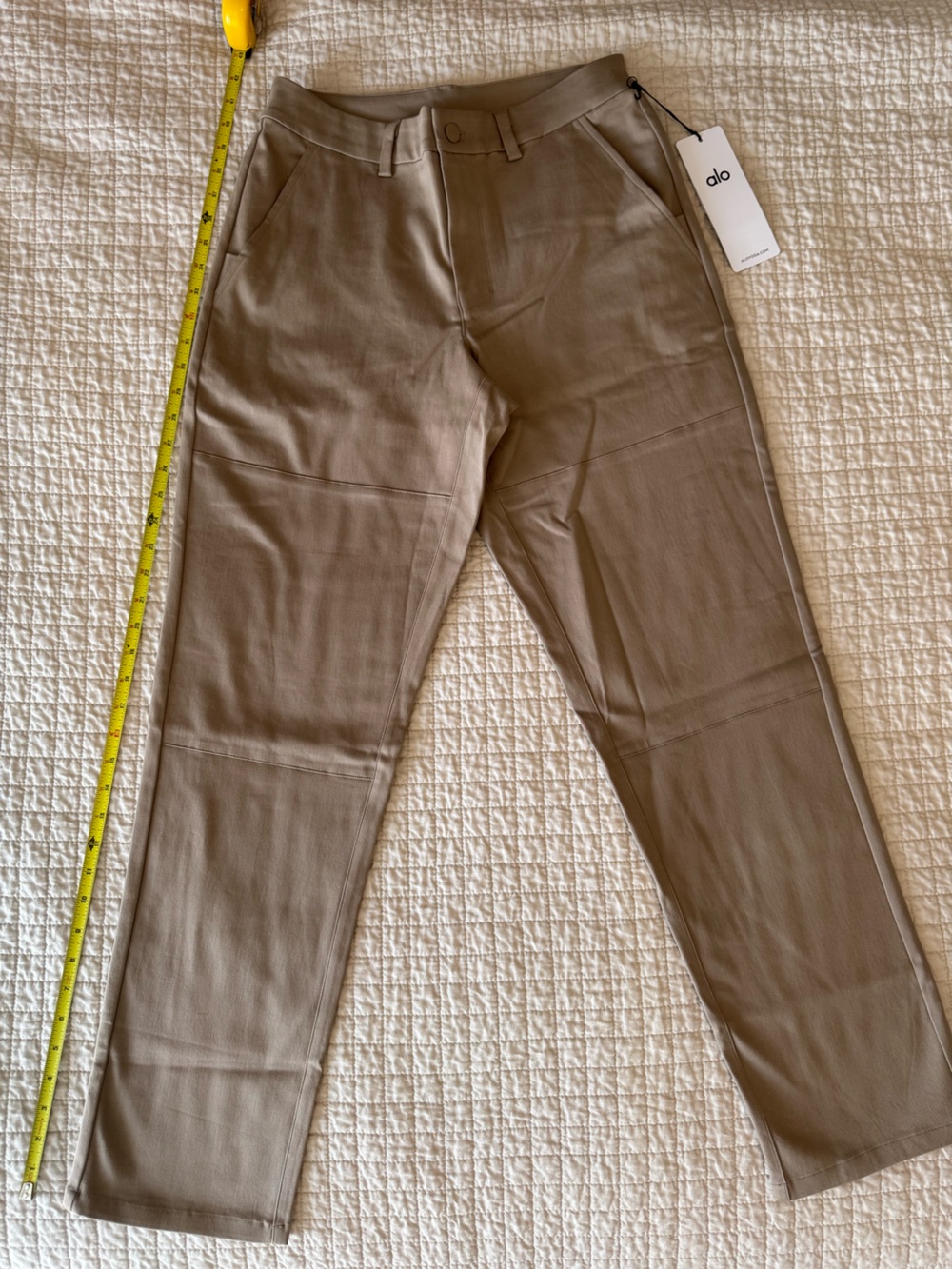Alo Edition Sueded Pant in Gravel
